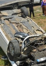 Muş’ta Hemzemin Geçitte Tren ile Otomobil Çarpıştı