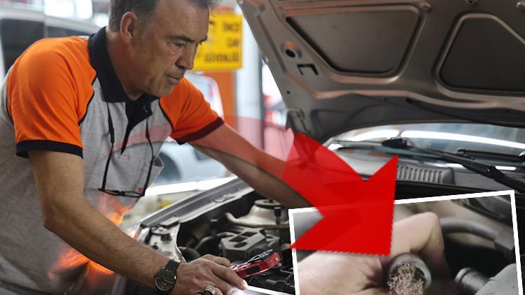 Mutfak Ürünüyle Şaşırtan Dolandırıcılık: Ekspertiz Kontrolünde Aracın Motorundan Çıktı!