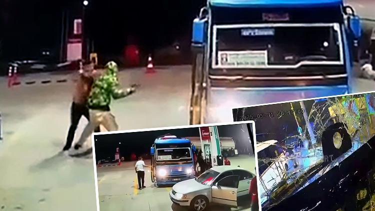 Özel Halk Otobüslerine Taş ve Sopa ile Saldırı Gerçekleşti