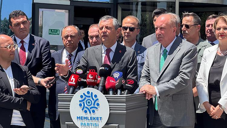 Özgür Özel, Muharrem İnce’yi CHP’ye davet etti… İnce, açıklamasında böyle yanıt verdi