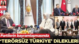 Partilerin Bayramlaşmasında ‘Terörsüz Türkiye’ Dilekleri