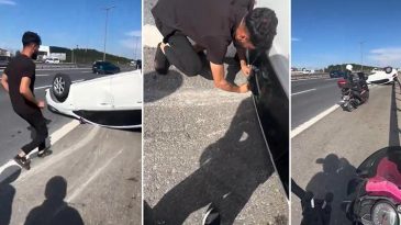 Sancaktepe’de Kazada Yardıma Koşan Vatandaşa Hakaret Edildi