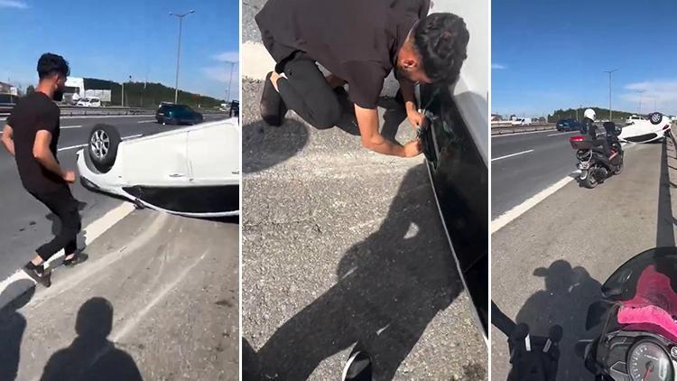 Sancaktepe’de Kazada Yardıma Koşan Vatandaşa Hakaret Edildi