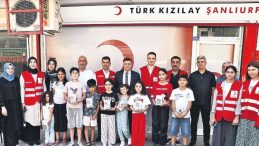 Şanlıurfa’lı Öğrenciler Gazzeli Çocuklar İçin Bağışta Bulundu