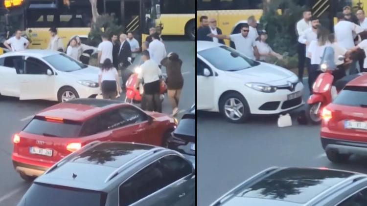 Sarıyer’de Park Kavgası! Kadın Sürücüler Arasında Arbede