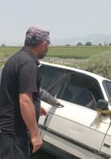 Satın aldığı koyunu evine götürürken sulama kanalına uçtu: 1 ölü