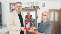 Şehit Şeyma’nın Babasına Anlamlı Ziyaret