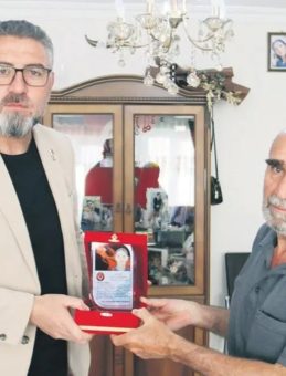 Şehit Şeyma’nın Babasına Anlamlı Ziyaret