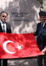 Şehitler İçin Gazeteci Hasan Tahsin’in Mezarından Nene Hatun’un Kabrine Pedal Çevirildi