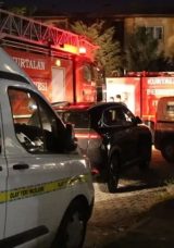 Siirt'te Polis Lojmanında Korkutan Yangın
