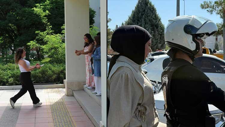 Sınava Saniyeler Kala Yetiştiler… Kimi Kimliğini Kaybetti Kimi Sohbete Daldı