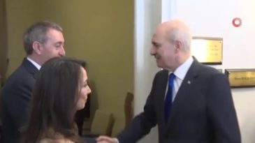 TBMM Başkanı Kurtulmuş, DEM Parti Grubunu Ziyaret Etti