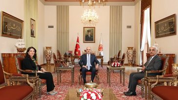 TBMM Başkanı Kurtulmuş, DEM Parti Heyetini Ağırladı