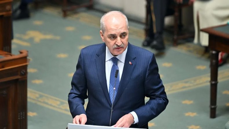 TBMM Başkanı Kurtulmuş: İsrail’in bölgedeki saldırıları sona ermeli