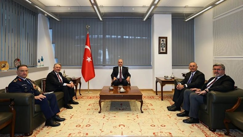 TBMM Başkanı Kurtulmuş’tan Türkiye’nin NATO Daimi Temsilciliğine ziyaret
