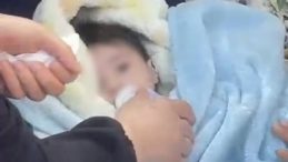 Terkedilmiş bebeğe devlet koruması