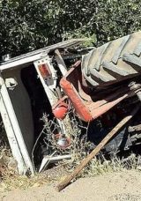 Trakt&ouml;r Devrildi, S&uuml;r&uuml;c&uuml; Hayatını Kaybetti