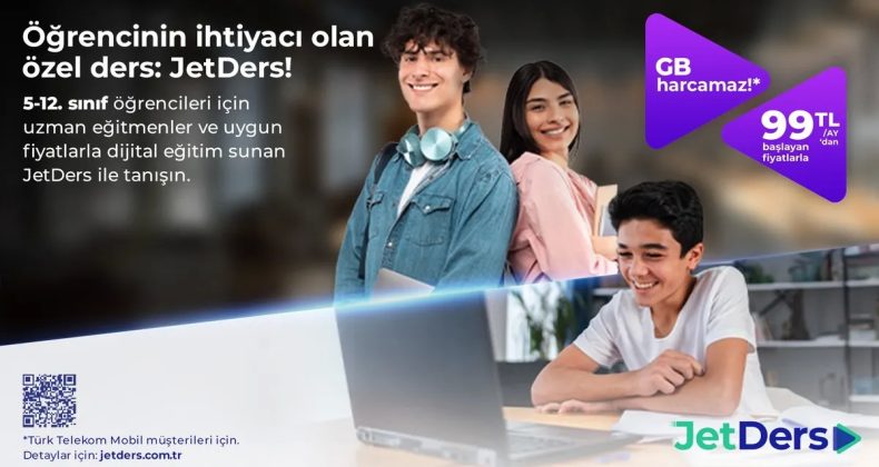 Türk Telekom, JetDers ile Öğrencilerin Yanında