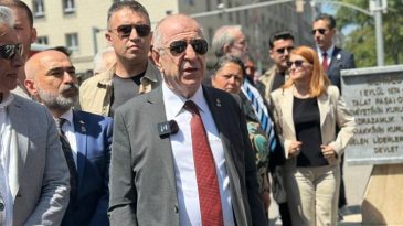Ümit Özdağ ‘Talat Paşa Anıtı’nı Ziyaret Etti