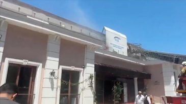 &Uuml;sk&uuml;dar'da Sosyal Tesis Yangını: İtfaiye Hızla M&uuml;dahale Etti
