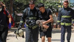 Yangında evi kül oldu! Mahsur kaldığı balkonda kedisini bir an bile bırakmadı