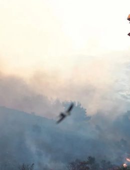 Yangınla Mücadele Eden Sakız Adası'nda Köyler Tahliye Ediliyor
