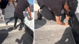 Yardıma Koşan Kişiye Beklenmedik Tepki: Ters Dönmüş Araçtaki Kadından Gelen Yanıt