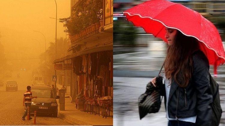 Yaz Havasına Kısa Bir Ara! Meteoroloji’den Toz Taşınımı ve Yağış Uyarısı