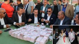14 Kişi Saya Saya Bitiremedi! Van'daki Düğünde Milyonlar Havada Uçtu
