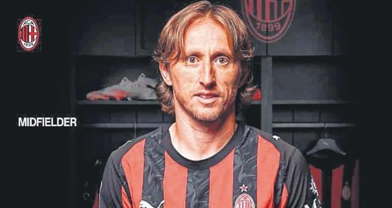 39’luk Luka Modric Milan’da