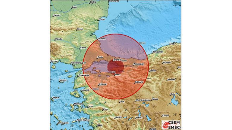 İstanbul'da Deprem