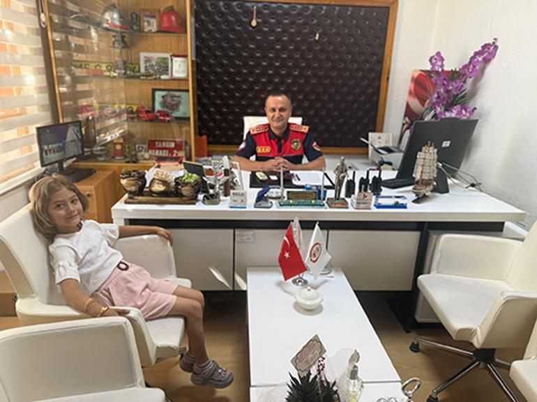 Yangını önceden fark eden Aslı Gül