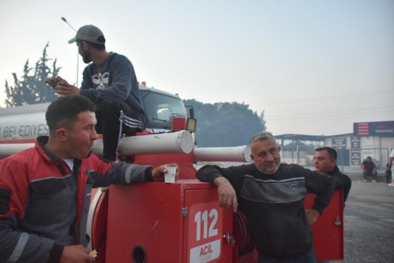 İtfaiye Ekipleri Dinleniyor