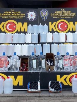 800 Litre Kaçak Etil Alkol Ele Geçirildi