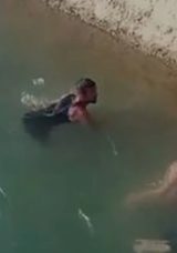 Adana&rsquo;da Endişe Verici Anlar: Dengesini Kaybedip Sulama Kanalına D&uuml;şt&uuml;!