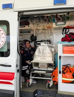 Ağrı'da Doğan Zeynep Bebek Uçak Ambulansla Gaziantep'e Sevk Edildi