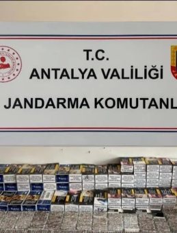 Alanya’da Kaçak Tütün Operasyonu