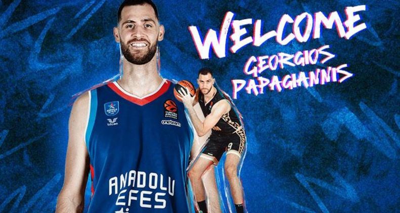 Anadolu Efes, Yunan Basketbolcu Papagiannis ile 2+1 Yıllık Anlaşma Sağladı