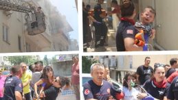 Antalya'da 4 Katlı Apartmanda Yangın Paniği: 7 Çocuk ile Birlikte 10 Kişi Kurtarıldı