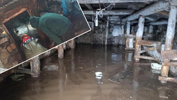 Ardahan'da Sağanak Yağış Sele Neden Oldu! Dere Taşarak Evleri Su Bastı