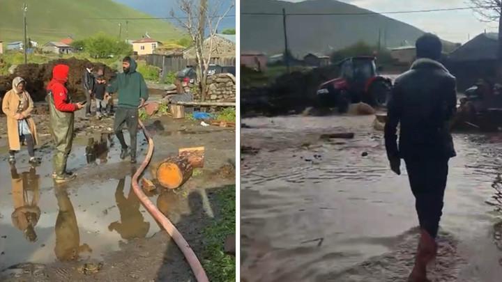 Ardahan'da Şiddetli Yağışlar Sel Felaketine Yol Açtı