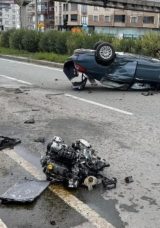 Artvin&rsquo;de Otomobil Motosiklete &Ccedil;arptı: 2 Gen&ccedil; Hayatını Kaybetti