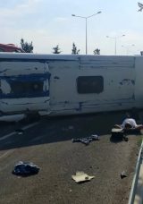 Askeri Personel Taşıyan Midib&uuml;s Devrildi: 13 Yaralı