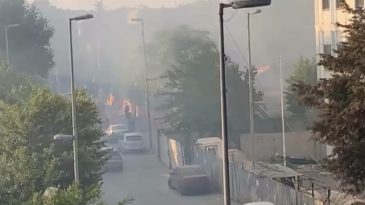 Atat&uuml;rk Havalimanı'nda Otluk Alanda Yangın Kontrol Altına Alındı