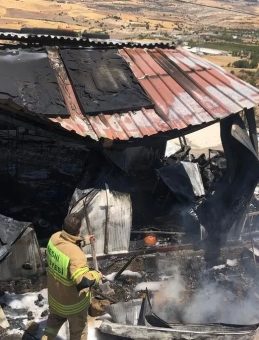Bağ Evinde Korkutan Yangın