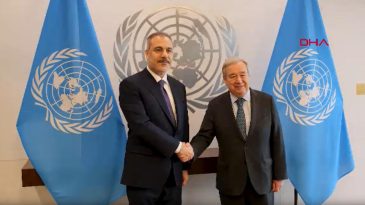 Bakan Fidan, BM Genel Sekreteri Guterres ile G&ouml;r&uuml;şt&uuml;