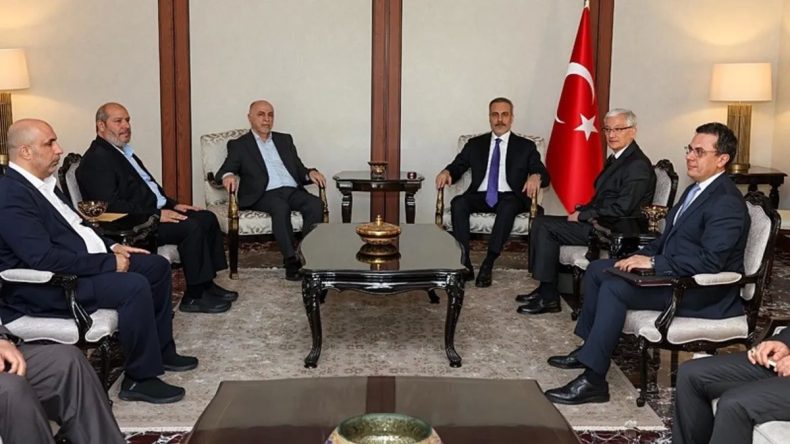 Bakan Fidan, Hamas heyetiyle görüştü