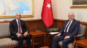 Bakan G&uuml;ler, ABD Ankara B&uuml;y&uuml;kel&ccedil;isi Barrack ile G&ouml;r&uuml;şt&uuml;