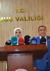 Bakan Mahinur G&ouml;ktaş Muş&rsquo;ta A&ccedil;ıklamalarda Bulundu