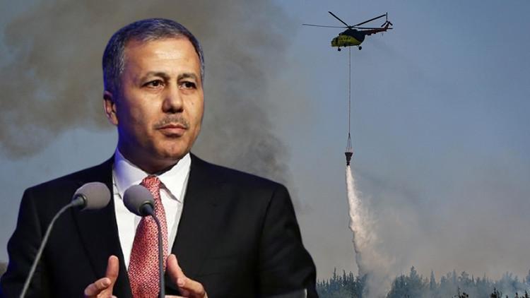 Bakan Yerlikaya, Orman Yangınlarında 13 İlde 407 Konutun Hasarlı Olduğunu Açıkladı